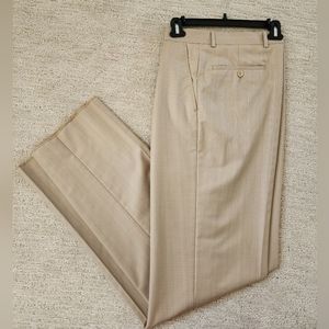 Daniel sthel 100%wool men's beige dress pants